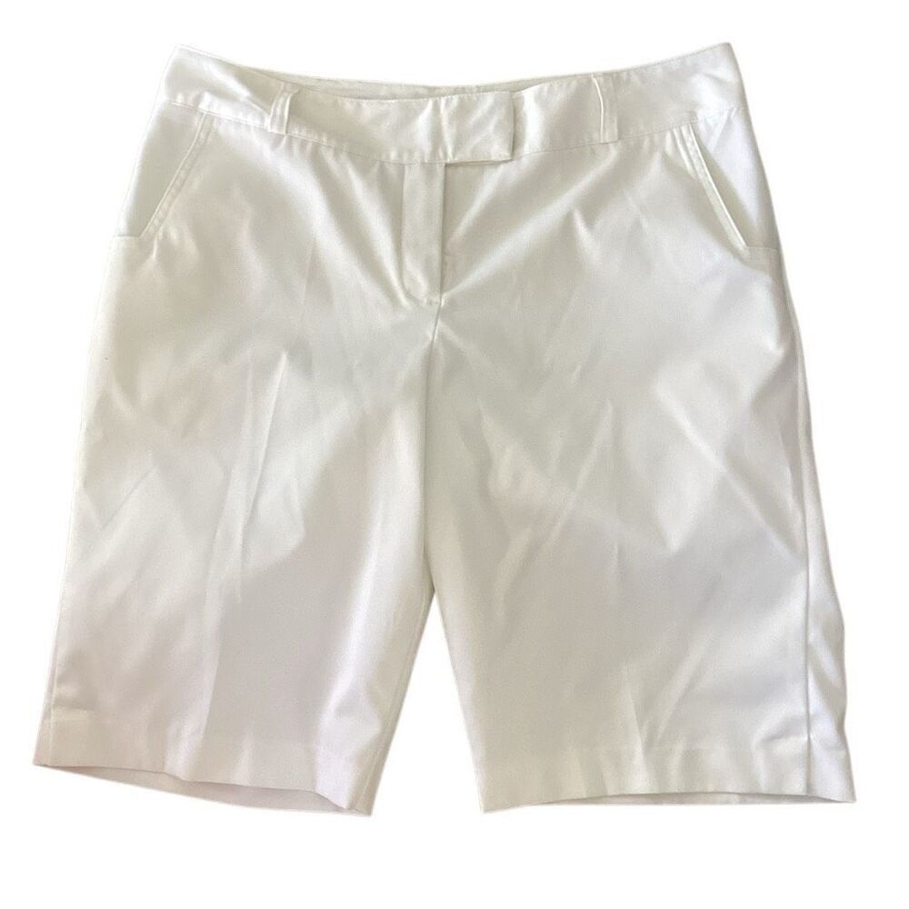Swing Bette & Court White Golf Bermuda Shorts Women’s 10